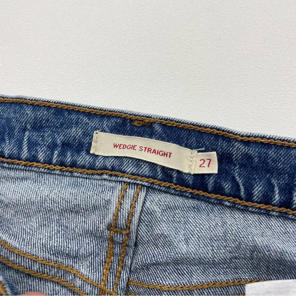 Levi’s WEDGIE STRAIGHT WOMEN'S JEANS SIZE 27 - Picture 3 of 6